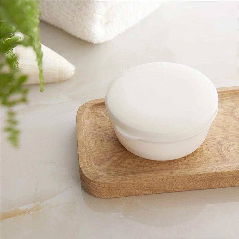Soap Box Bathroom Accessories Portable Sealed Soap Case Round Shape Soap Holder Travel Supplies Soap Dish for Bathroom Hand Soap
