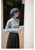 Nai Fufu Women's High-Neck Slim-Fit Wool Knit Sweater: Luxurious Autumn/Winter Base Layer