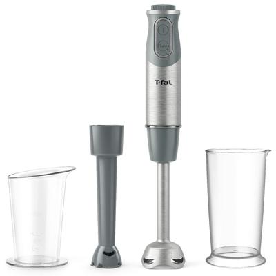 Tefal Stabmixer Babynahrungsmixer Baby Light Rezeptbuch inklusive HB65GDJP 3-in-1 Zubereiten/Zerkleinern/Mixen "Hand Grey"