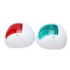 2Pcs Marine Boat Yacht Signal Light LED Navigation Bow Lamp Red Green Ship Board Light for Sailing DC 12V‑24V 3WWhite