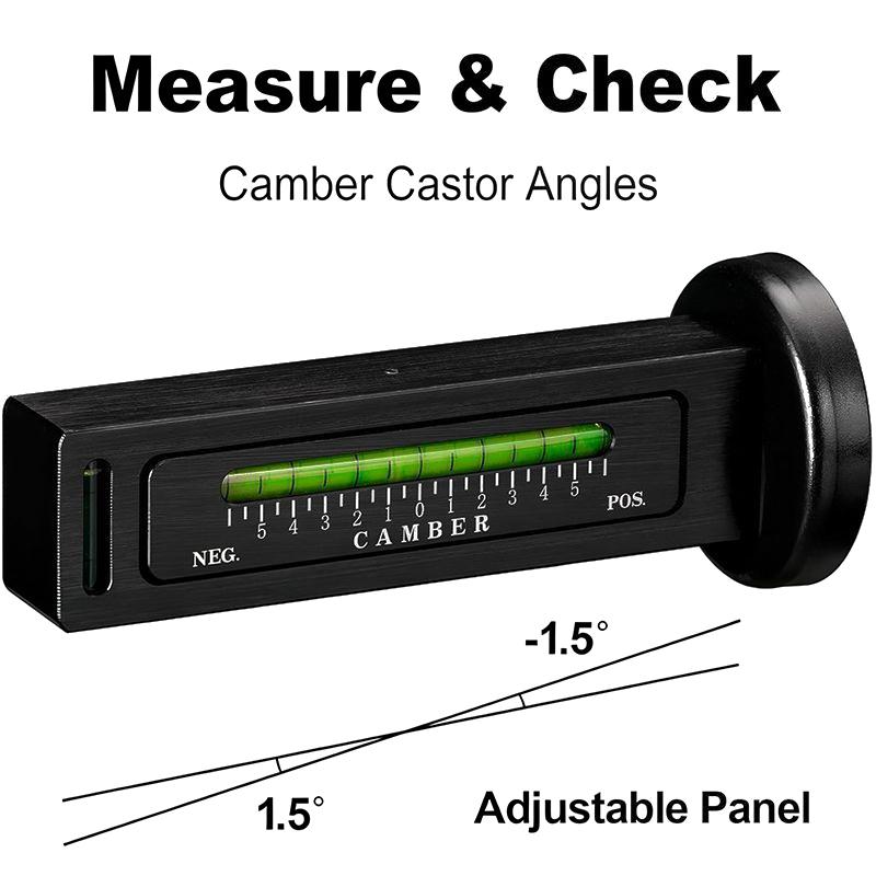 Automobile 4-Wheel Positioning Magnetic Level Wheel Camber Adjustable Magnetic Gauge Tool Wheel Alignment Tool
