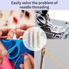2 In 1 Needle Threader Multi-function Threader Hand Sewing Tools Needle Change Thread Hand Tool Cross-Stitch Threader Device