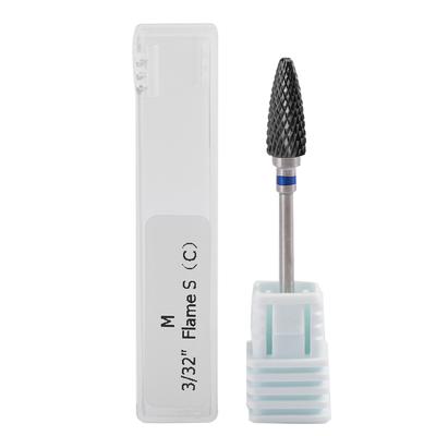 Broca de unha com cabeça de moagem em formato de cilindro de cerâmica para polimento de unhas e ferramentas de manicure 22ST