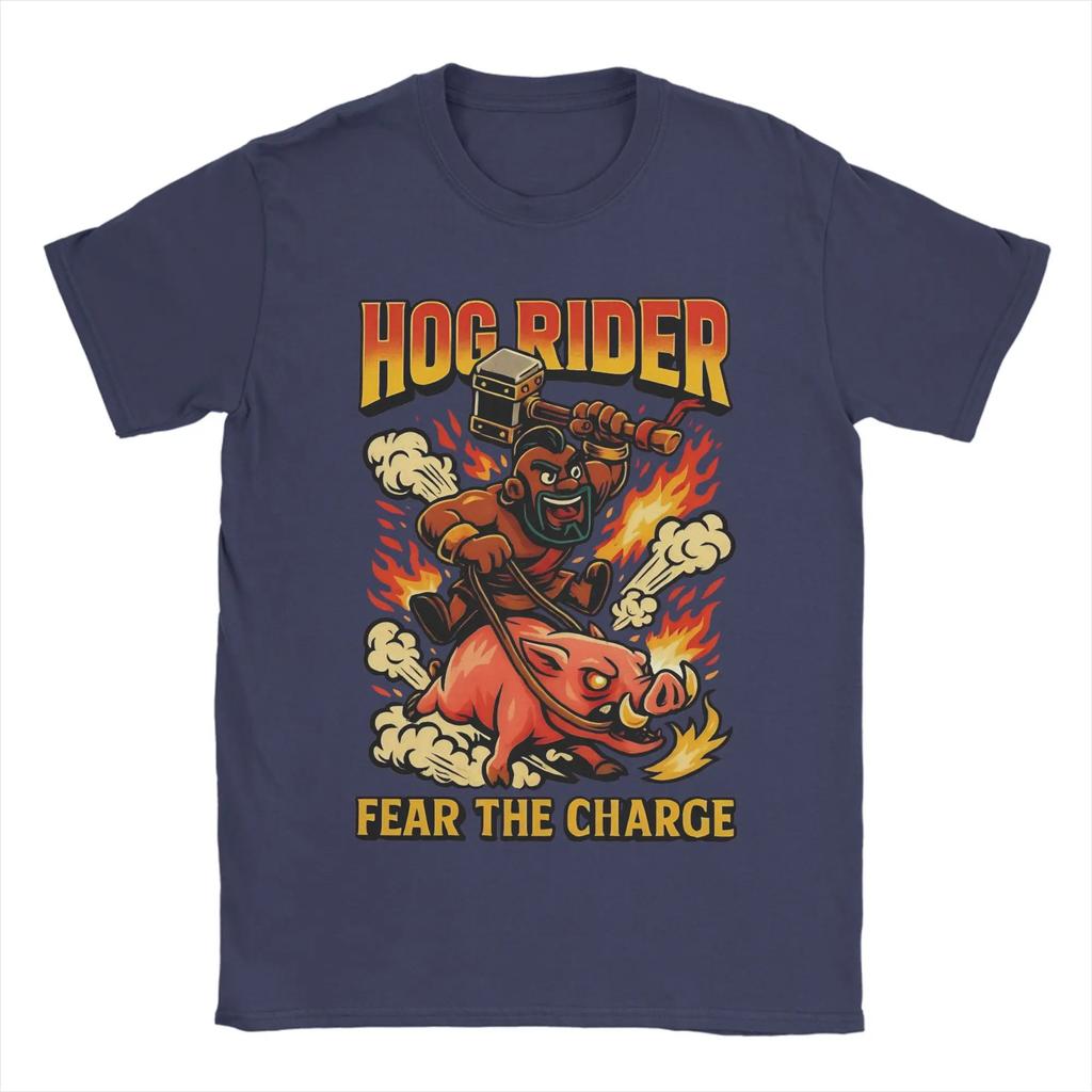 Men Women TShirt Hog Rider Clashes Royaleds Funny Cotton Tees Short Sleeve T Shirt Crewneck Tops Birthday Present