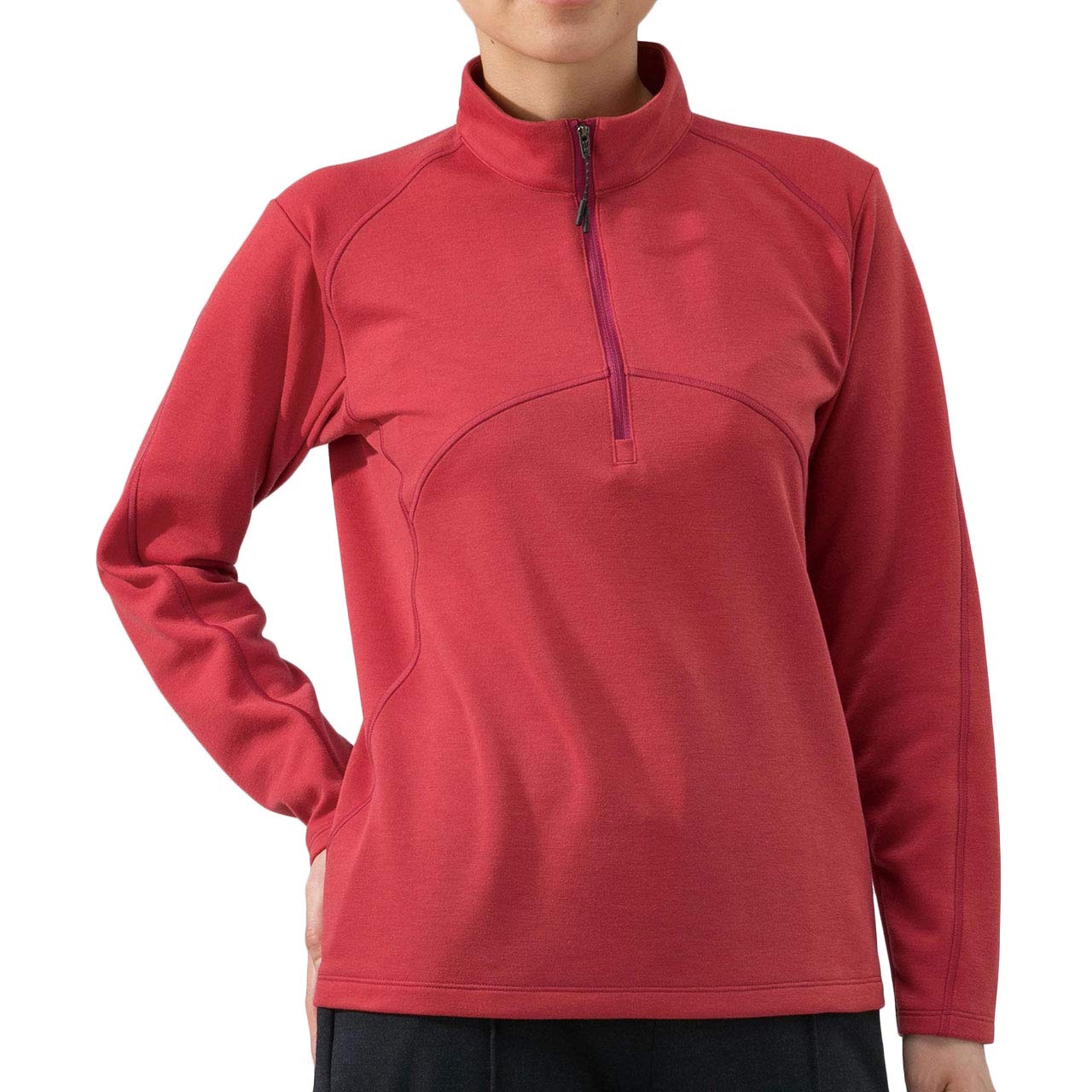 

Mizuno Breath Thermo Light Inner Zip Cardinal Size S Size Outdoor Travel Wear Shirt, Women s, Red, (Japan S), B2MA9766,
