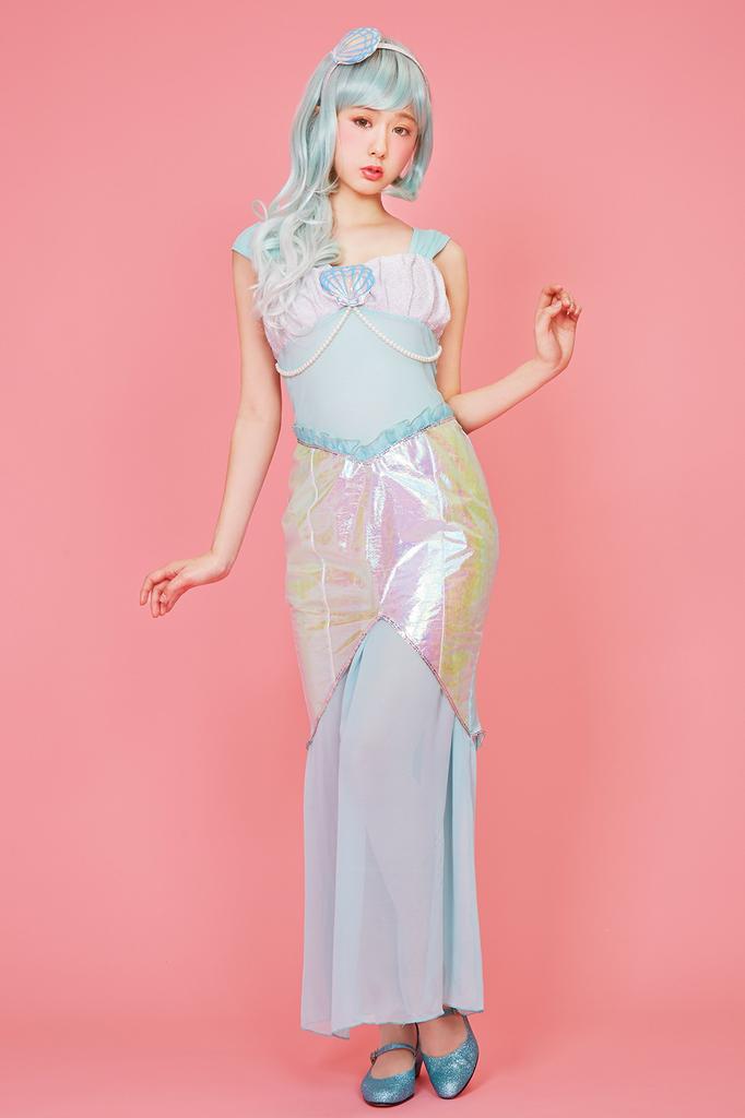 LLL Mermaid Princess Costume Length 135cm Women's