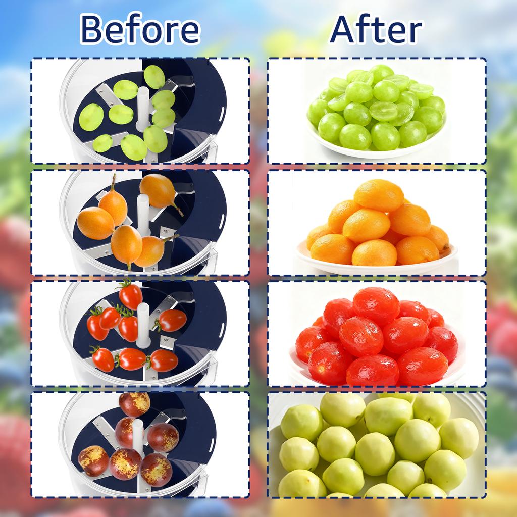 One-click Press Fruit Peeler Wireless Electric Grape Peeling Machine Small Fruits Automatic Peeling Gadgets for Home Camping Use