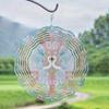 10 Inch Hanging Wind Spinner with 360 Degree Hook for Balcony Garden Decor Spring Summer Outdoor DecorationMetal Wind Chimes for Home Decor