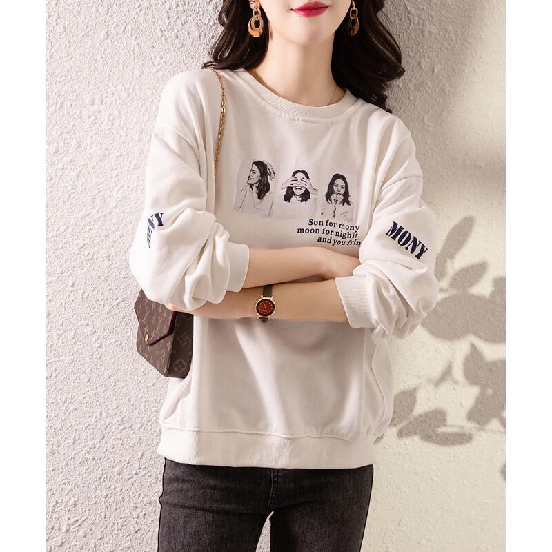 Firstview Women's Urban Casual Long Sleeve Sweatshirt