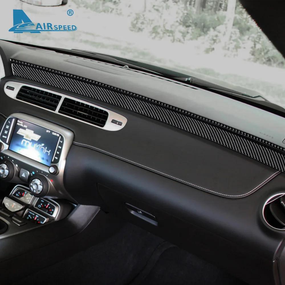 Carbon Fiber Interior Dash Side Sticker for Chevrolet Camaro 2013 2014 2015