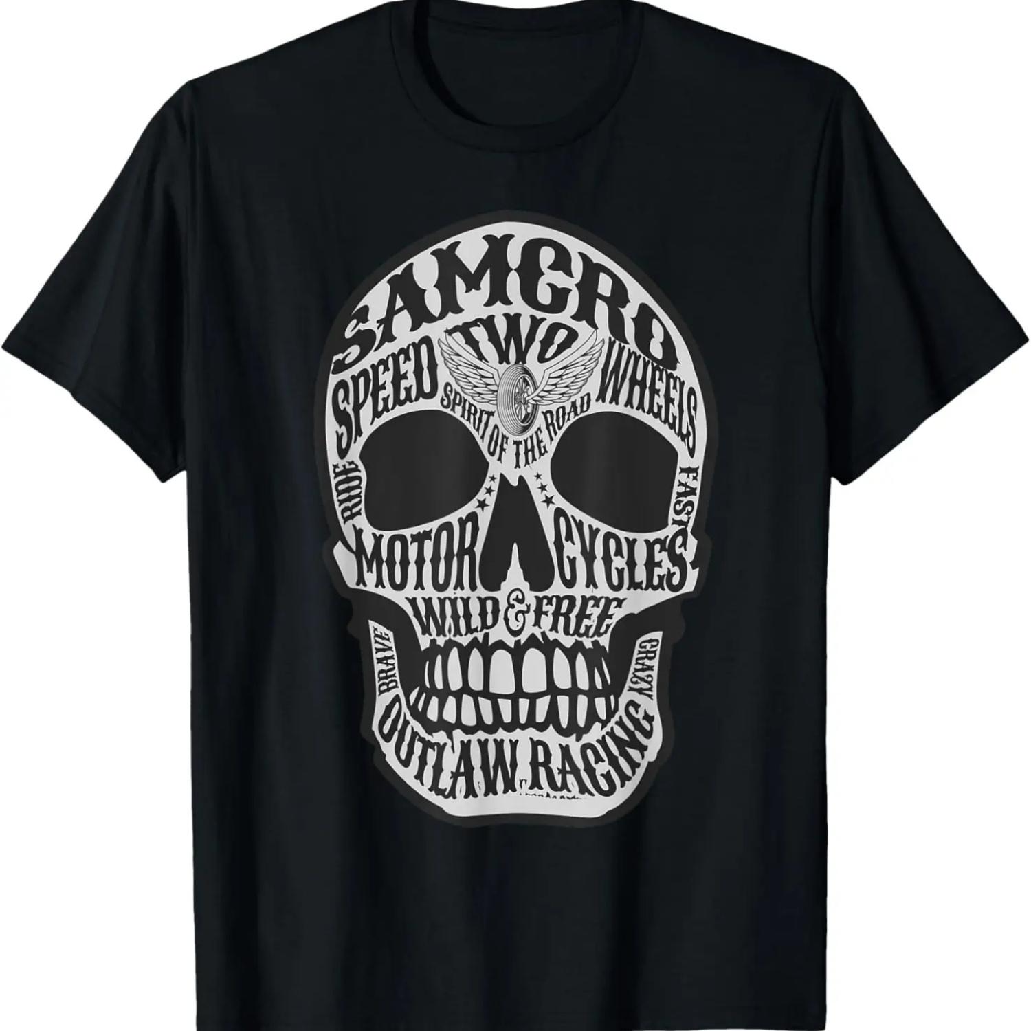 SAMCRO Jax Teller Байкер SOA Samcro Мотоклуб Мотоцикл Футболка S