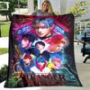 BTS 3D Kpop Bangtan Boys Couverture de lit Bureau Maison Randonnée Pique-nique Couette Épaisse Couvre-lit Tendance Couverture en Flanelle