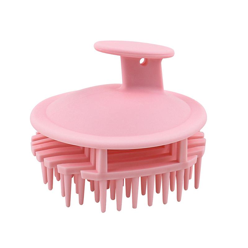 Pet Grooming Brush Pet Silicone Massage Hollow Brush Dogs Cats Soft Head For Dead Skin Loose Fur Removal Massage Bathing Brush