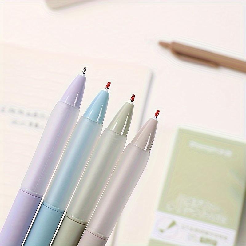 5 Stück einfacher Stil 0,5 mm Neutralstift Studentenlernen Schreiben Gelstift Schule Kulturartikel Geschenk Sanftes Schreiben (Schwarze Tinte)