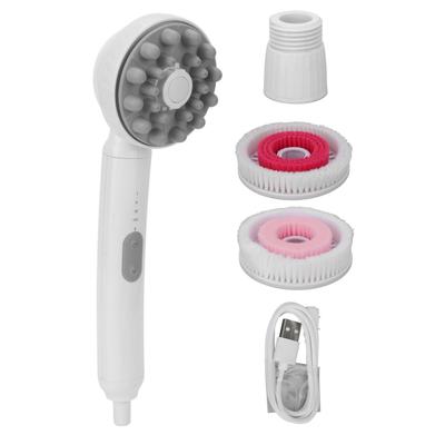 3 In 1 Electric Shower Head IPX7 Waterproof 4 Gears Skin Massage Exfoliating Skin Care Showerhead