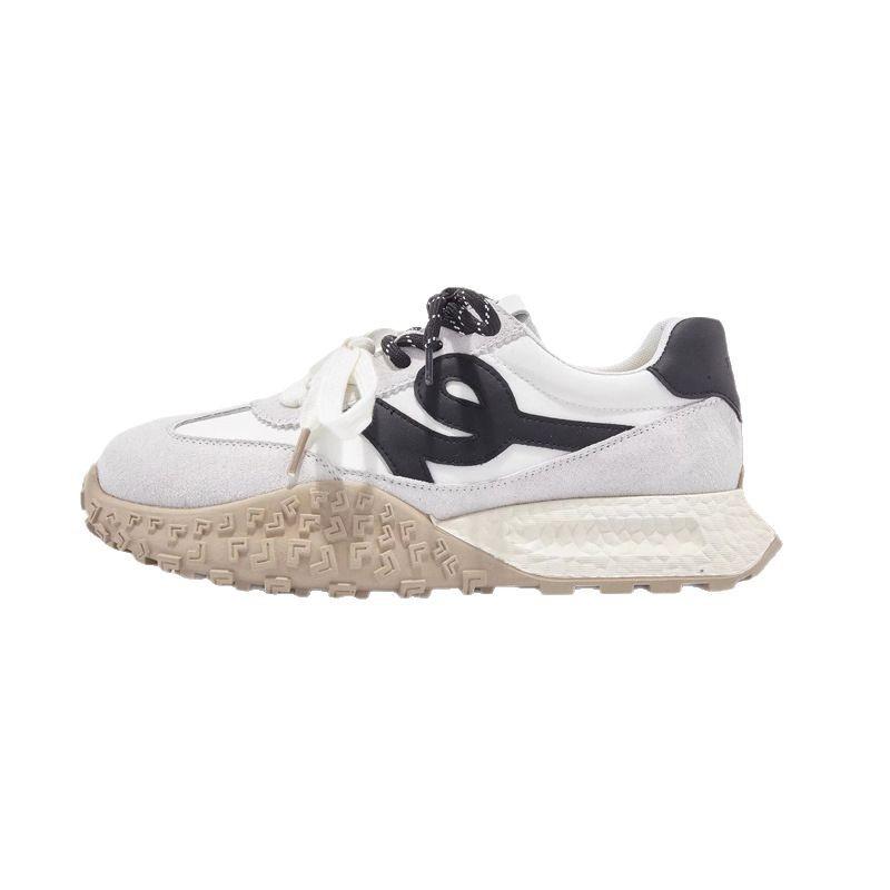 Inner Heightening Retro Platform Comfortable Moral Training Shoes Women's 2025 Spring and Autumn New Light Fashion Casual Sports Forrest Gump Shoes