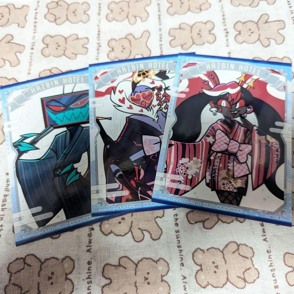 [USED] Hazbin Hotel Angel Dust Acrylic Stand + Bonus