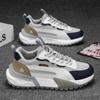 Fashion Men's Sneakers Luxury Brand Casual Shoe New Mesh Breathable Sport Running Shoes for Men Lace Up Platform Trainer Tenis Masculino