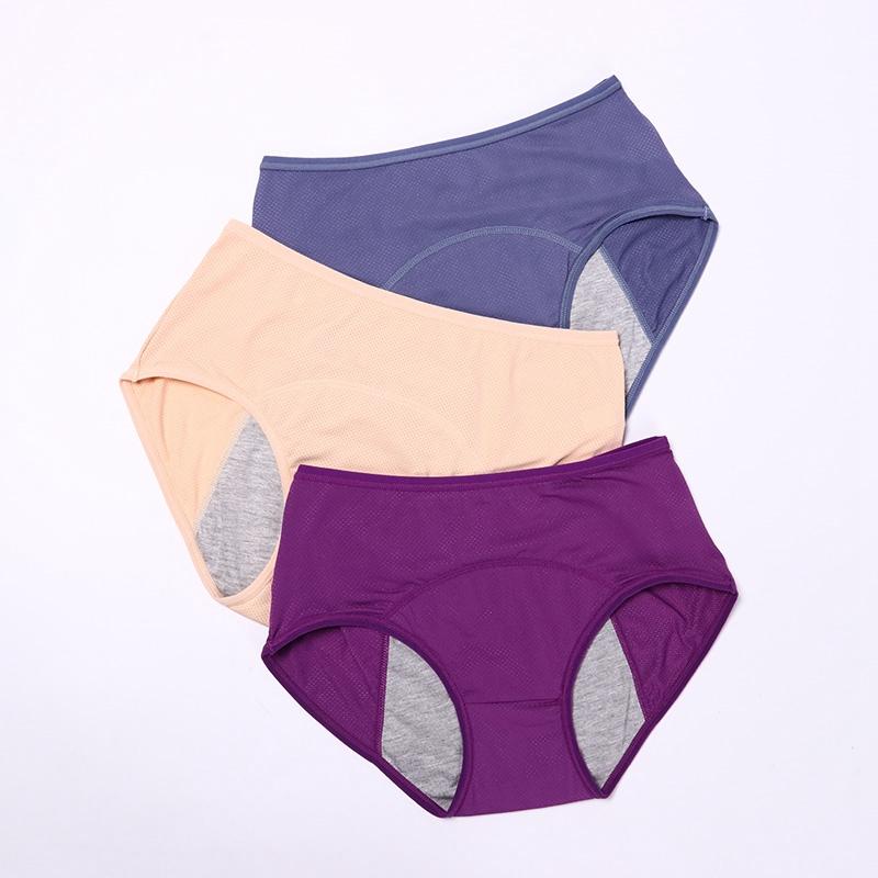 Menstrual Panties Women Sexy Pants Leak Proof Incontinence Cotton High Waist Underwear Women Briefs Period Lingerie
