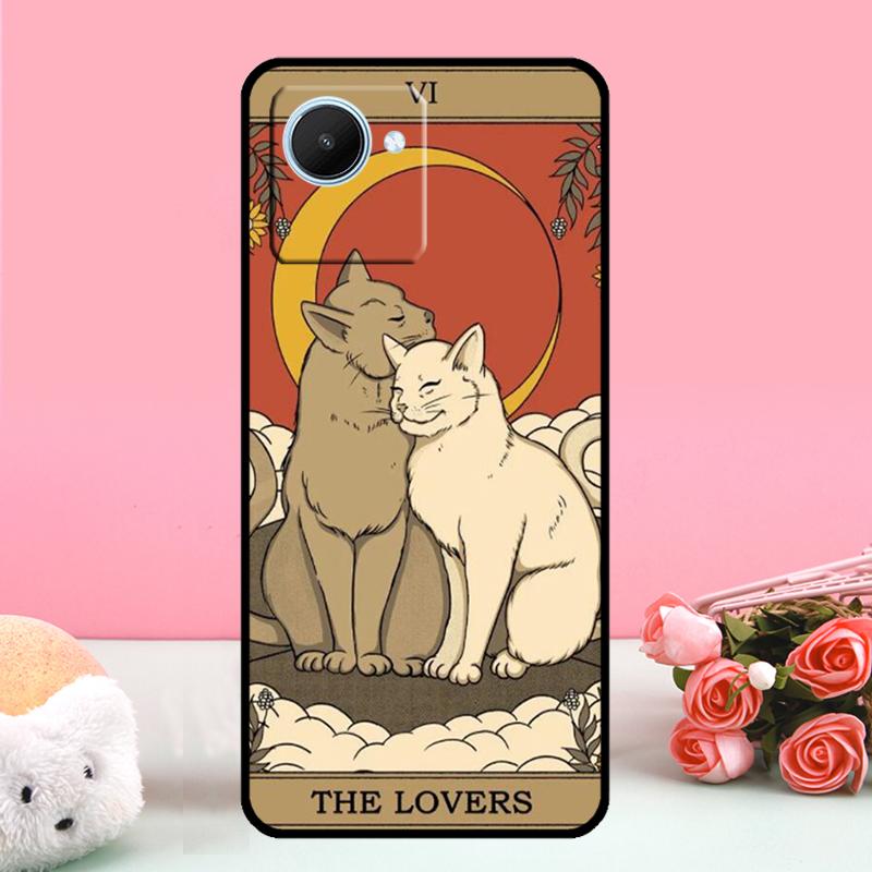 Cats Tarot Witchcraft For Realme C55 C71 C53 C67 C75 C61 C33 C63 C51 C65 10 11 12 13 14 15 Pro Plus GT7 Pro Case