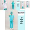 Children Epidemic Prevention Suit Doctor Costume Set With Cotton Fabric For Role Play And Stage Performances