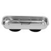 1Pcs Round Square Magnetic Parts Tray Silver Multifunctional Tool Organizer Magnet Stainless Steel Parts Bowl