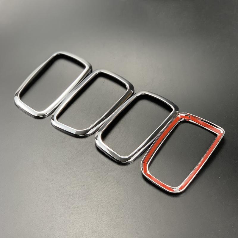 For Mitsubishi ASX ABS Chrome Trim Handle Bowl Decoration Box Ring 4PCS/lot for Mitsubishi ASX Auto Accessories