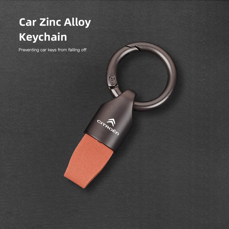 

Suede Car Key Card Cover Keychain Car Key Accessories For Citroen Picasso Jumper Cactus Saxo C6 2CV VTS DS3 DS4 DS5 Xsara Grand