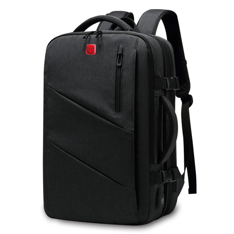 Gran capacidad expandible Hombre Mochila USB Carga Male Bagpack Impermeable  Business Travel Back Pack Bolsas de equipaje comprar a buen precio —  entrega gratuita, reseñas reales con fotos — Joom