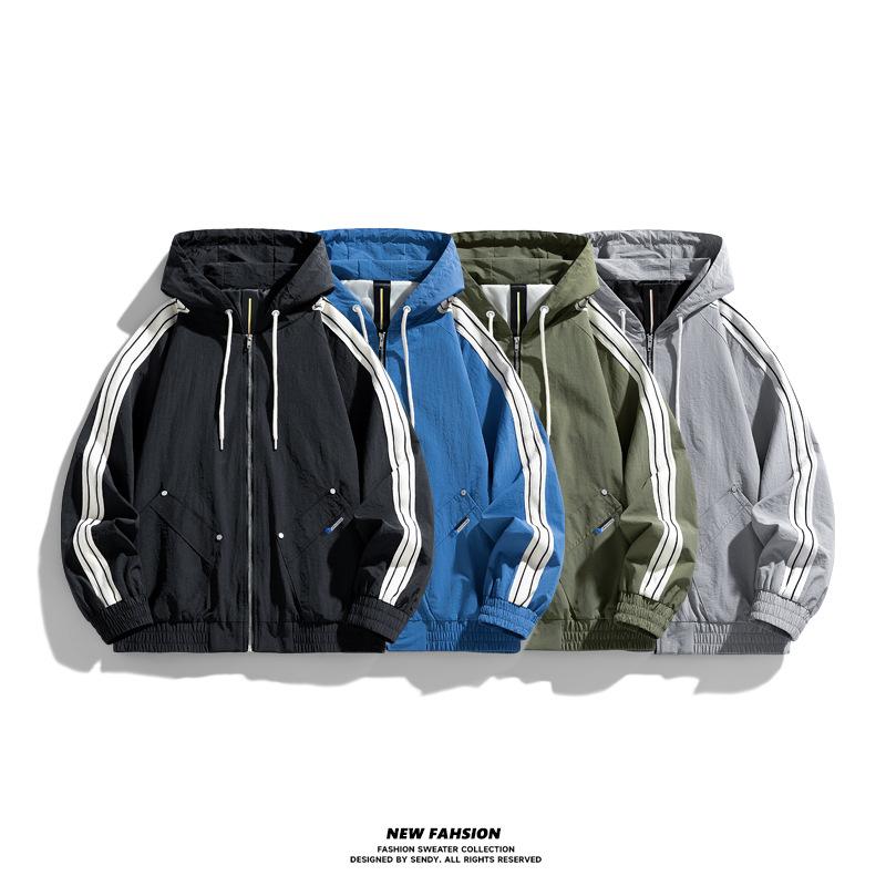 Spring and Autumn New Plus Size M-8XL Trendy Fashion Casual Men's Jacket Loose Ruffian Sports Jacket Men's Jacket