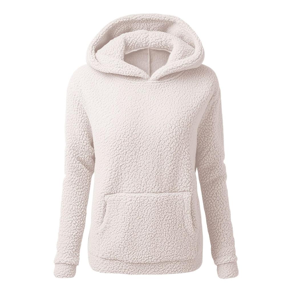 Women's Sweatshirt Fleece Hoodie Oversized Pullover Fuzzy Pajama Tops