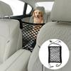 Car Dog Pet Barrier Guard Seat Safety Protector Elastic Mesh Net Storage Organizer Luggage Bag Sundries Hook Pouch