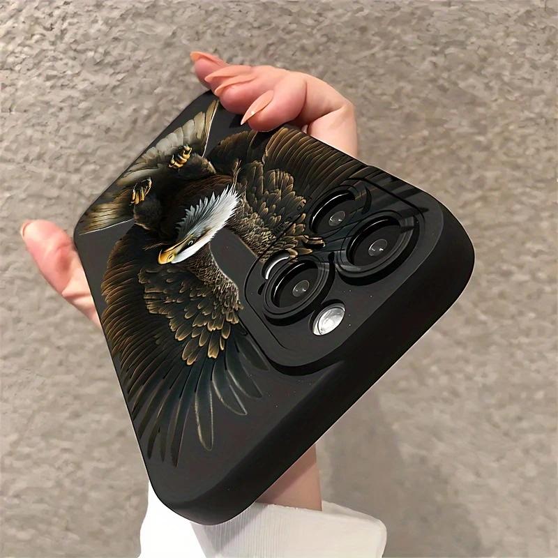 Majestic Bald Eagle in Flight Realistic Art Phone Case for iPhone 17 16 15 14 13 12 11 Series Pro Max Plus