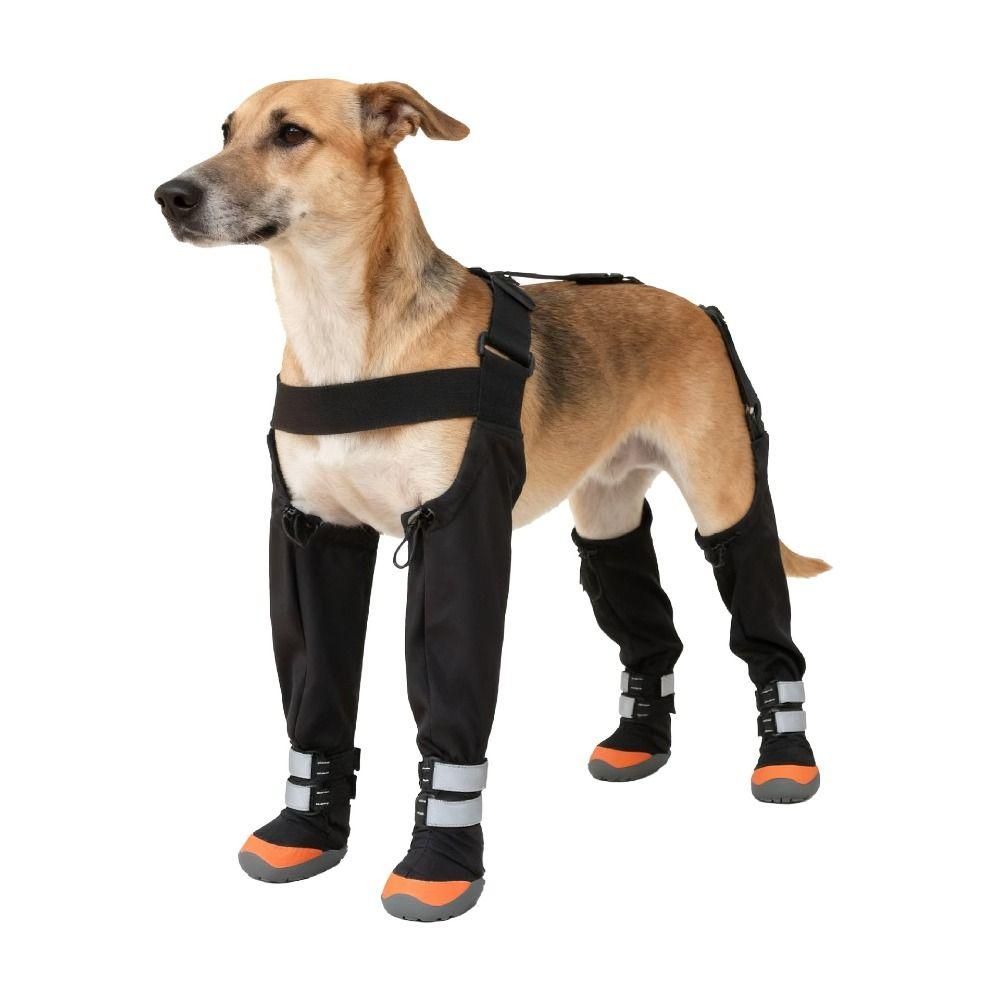 Waterproof Dog Suspender Boots Non-Slip Puppy Paws Protector Easy To Wear Pet Rain Shoes  Winter