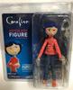 IN stock NEW NECA Coraline in Striped Shirt / Yellow Raincoat 7" ABS/PVC Action Figure Toy Doll
