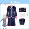 Exusiai Cosplay Kostüm Set Schuluniform Kleid mit süßem Rock