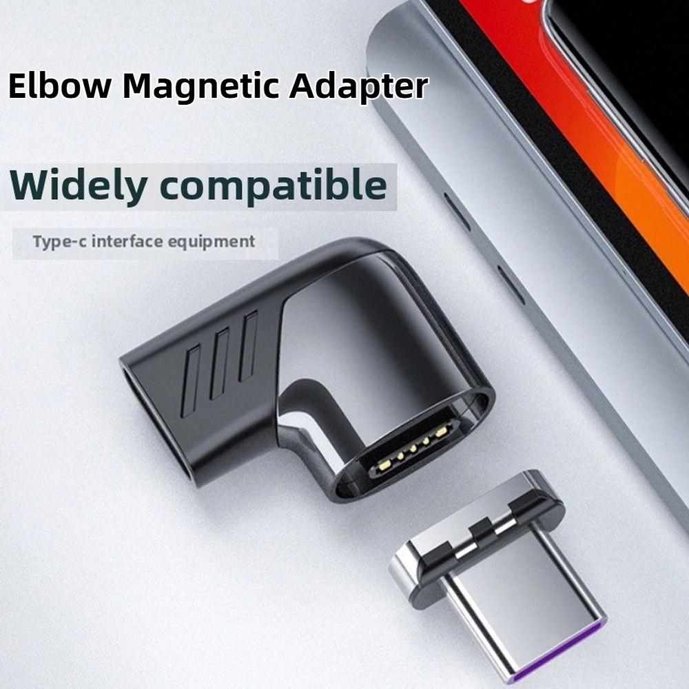 90stupňový magnetický USB Type C adaptér 120W napájecí úhlový magnetický adaptér Připojení zařízení