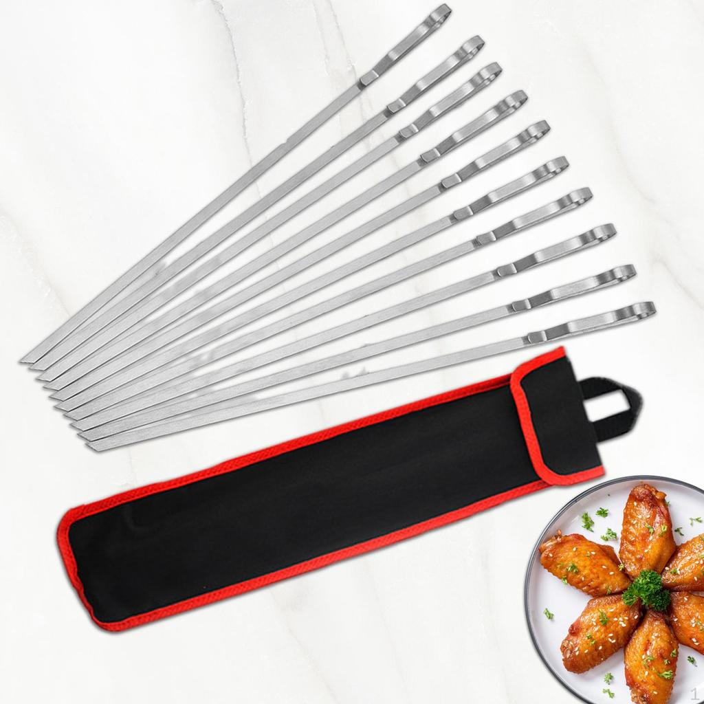6 Pieces Barbecue Skewers Kabob Kebab BBQ Sticks for