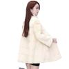 New Danish Mink Coat Imitation Fur Coat Women's Thickened Mink Velvet Wide Lady Winter Clothing Medium and Long