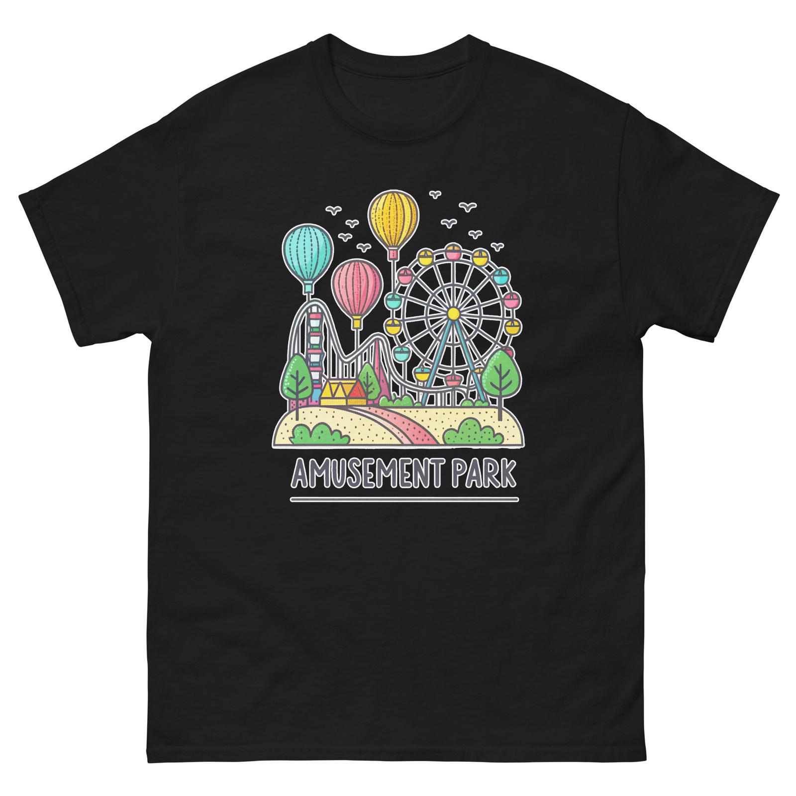 Amusement Park Everyday Location Building Place T-Shirt XL