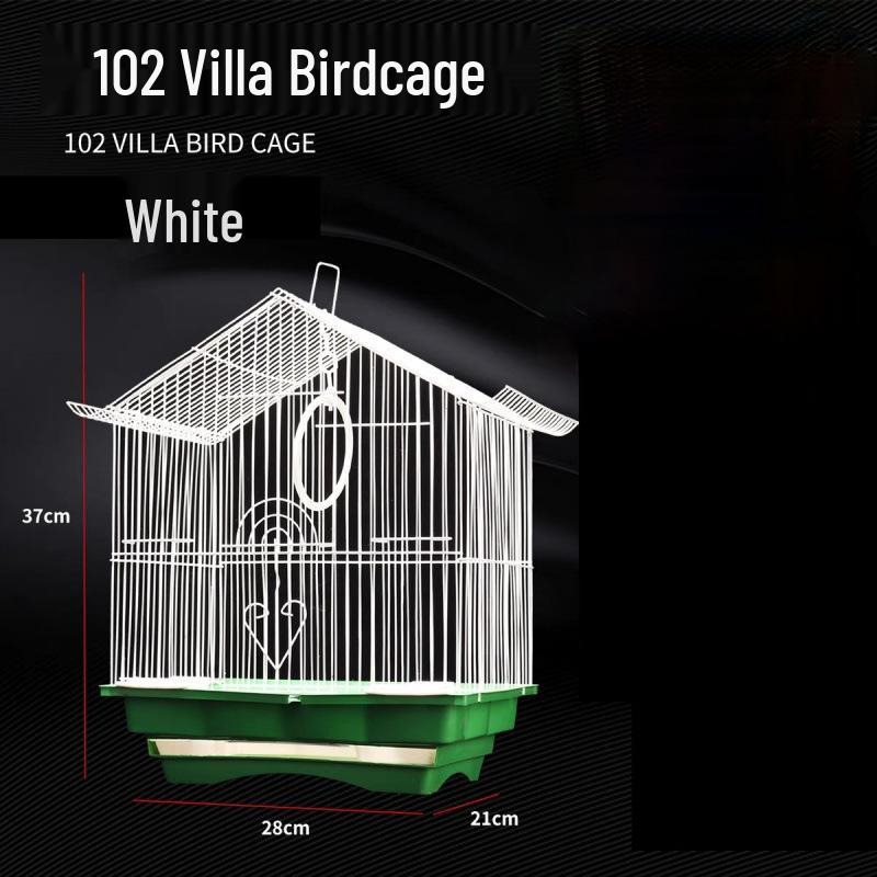 Small Villa Birdcage for Parrots, Budgies, Lovebirds, Sparrows & Finches