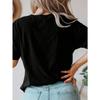 Plus Size, Sagittarius and Sagittarius T-shirt-THICK THIGHS Sagittarius Ambiance Print, Soft Stretch Fabric, Casual Round Neck Short Sleeve