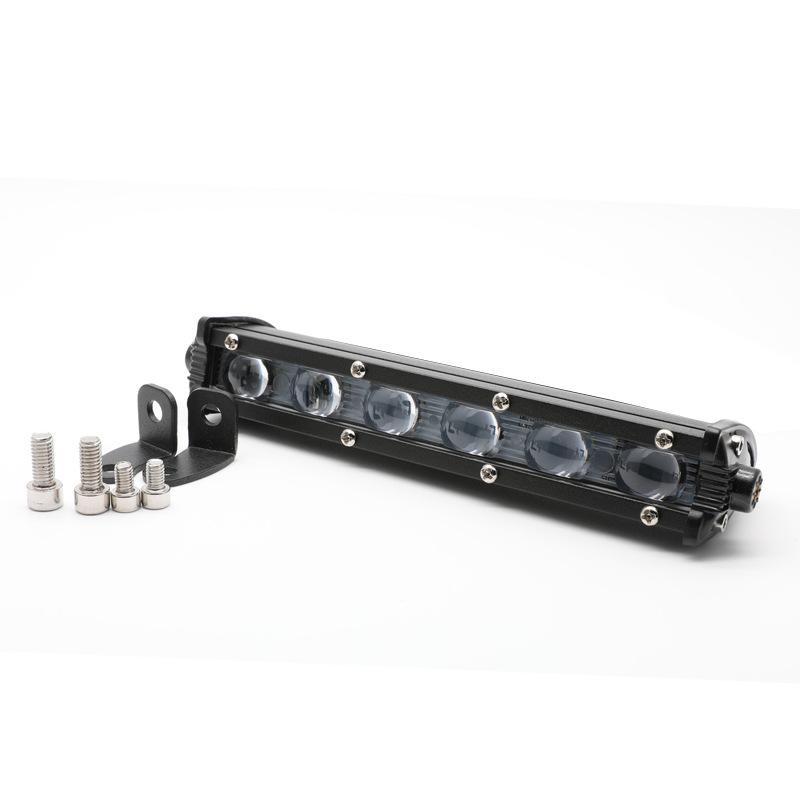 1X Slim Single Row 8'' 60W Aluminum 6D Spot Beam LED Car Off-Road Work Light Bar