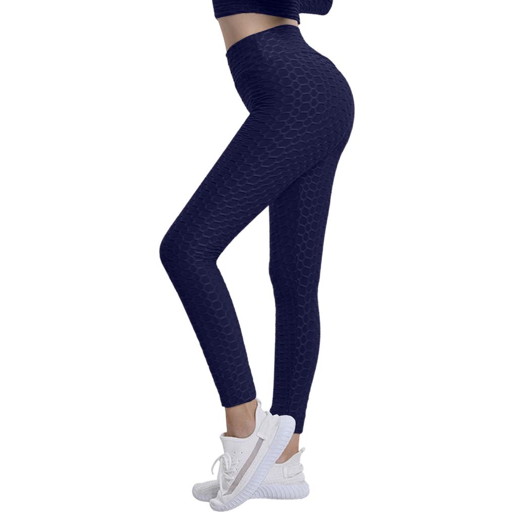 Damesmode Hoge Elasticiteit Sport Bodybuilding Cropped Broeken Fitness Vrije Tijd Yoga Hip Bubble Broeken