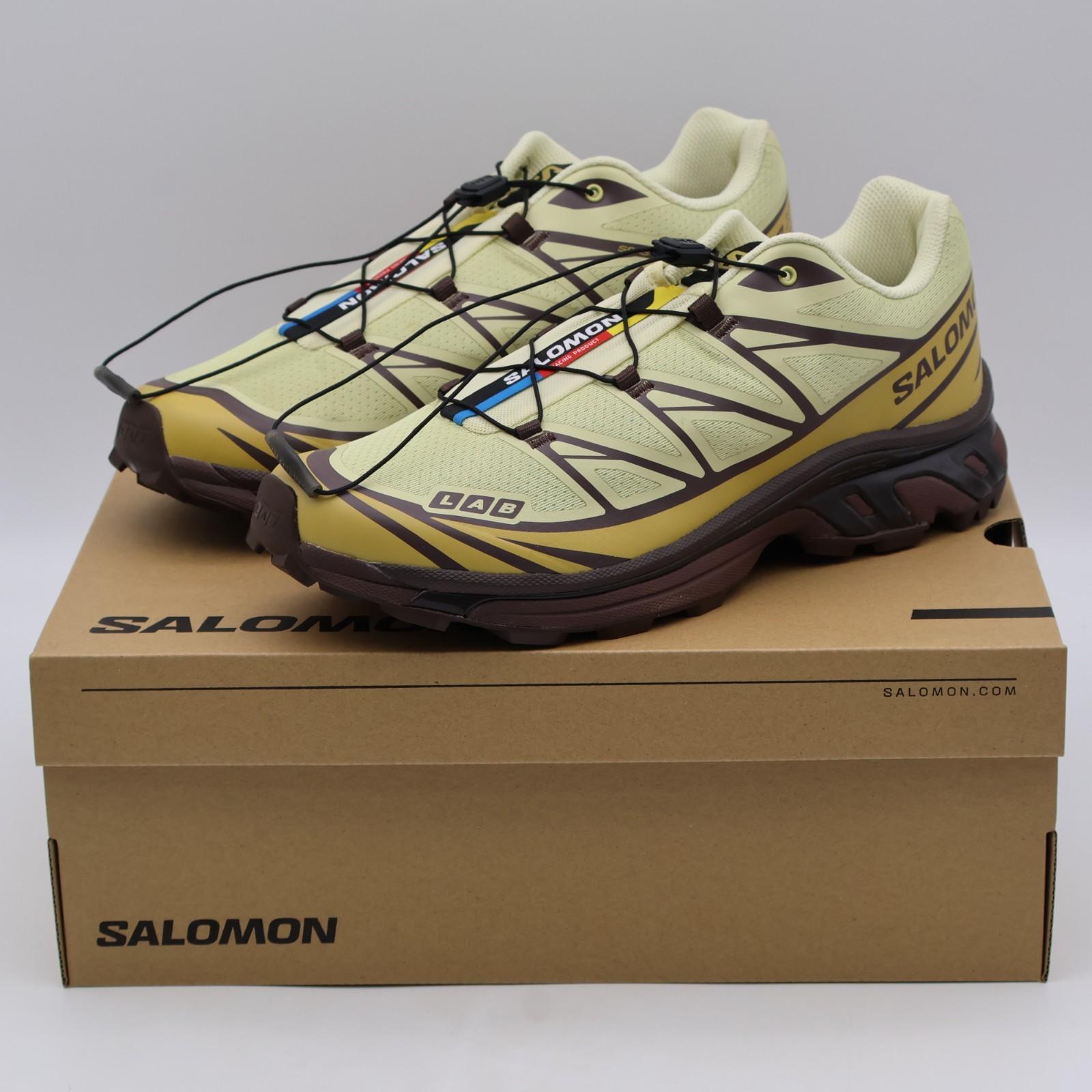 L47869500 Salomon XT-6 Dusty Yellow French Roast Antique Gold (Men s) 10