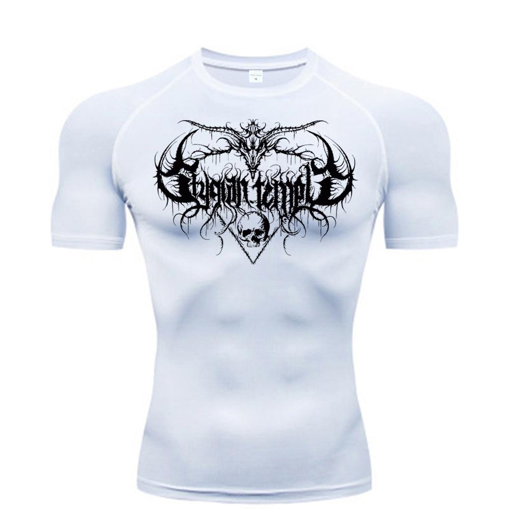 Men's Running Compression T-shirt Comfortable Short Sleeve Gym Fitness Jogging Fashion Sportswear Breathable Quick-Drying High Elasticity Top