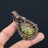 Copper Stichtite 999 Copper Wire Wrapped Pendant, Handmade Gemstone Pendant Jewelry, Gifts For Wife Brand New Pendant