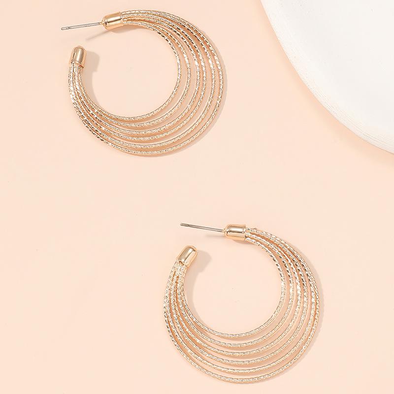 2023 Korean Trendy Elegant Hoop Earrings - French Style Women s Fashion Accessories