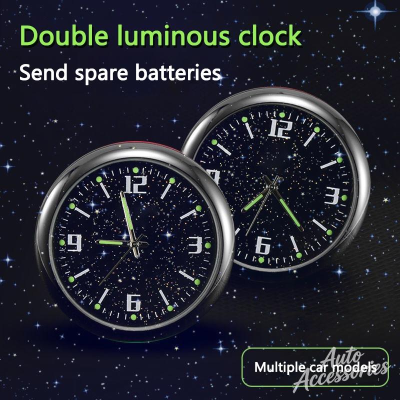 Car Starry Dial Night-light Clock Watch Luminous Dashboard Clock For BMW 1 3 5 7 Series X1 X2 X3 X4 X5 X6 X7 Accessories Sticker yshk28