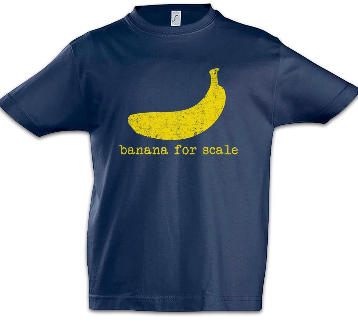 Banana For Scale Boys T-Shirt Diagram Fun Nerd Computer Scientist Scientist- 150